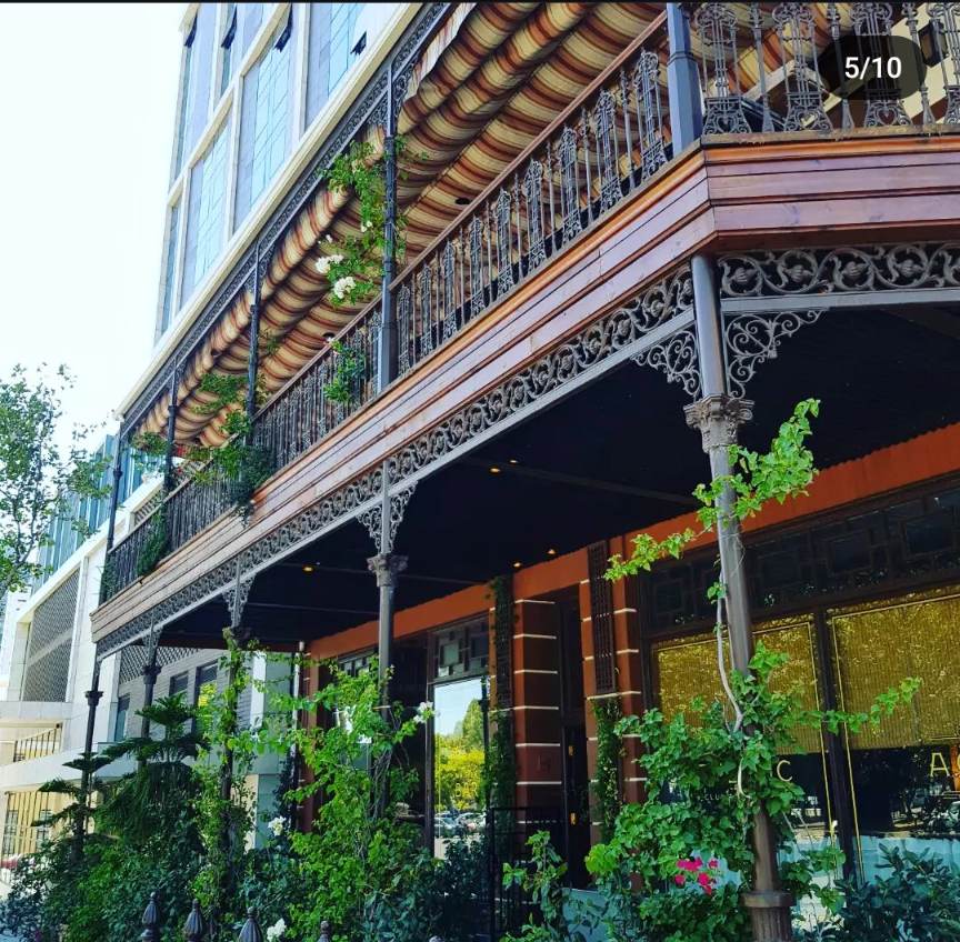 Traditional wooden house with lush greenery, a unique stay option for digital nomads Cape Town.