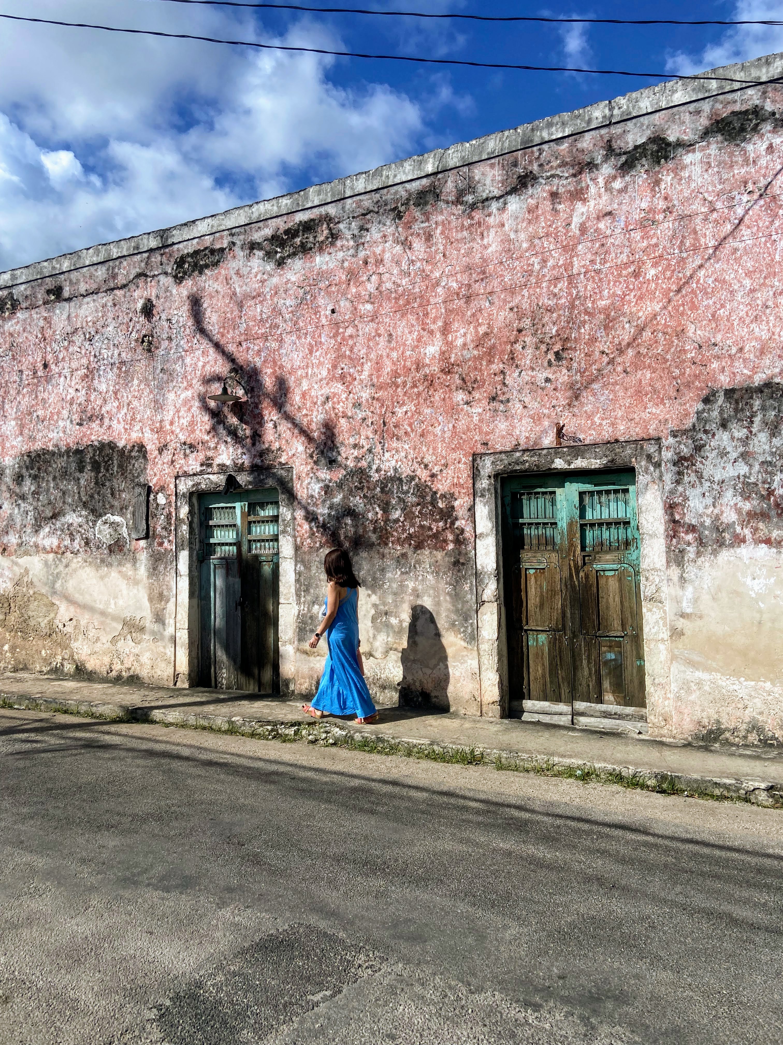 Colorful historic building with traditional architecture in Mexico best backpacking country