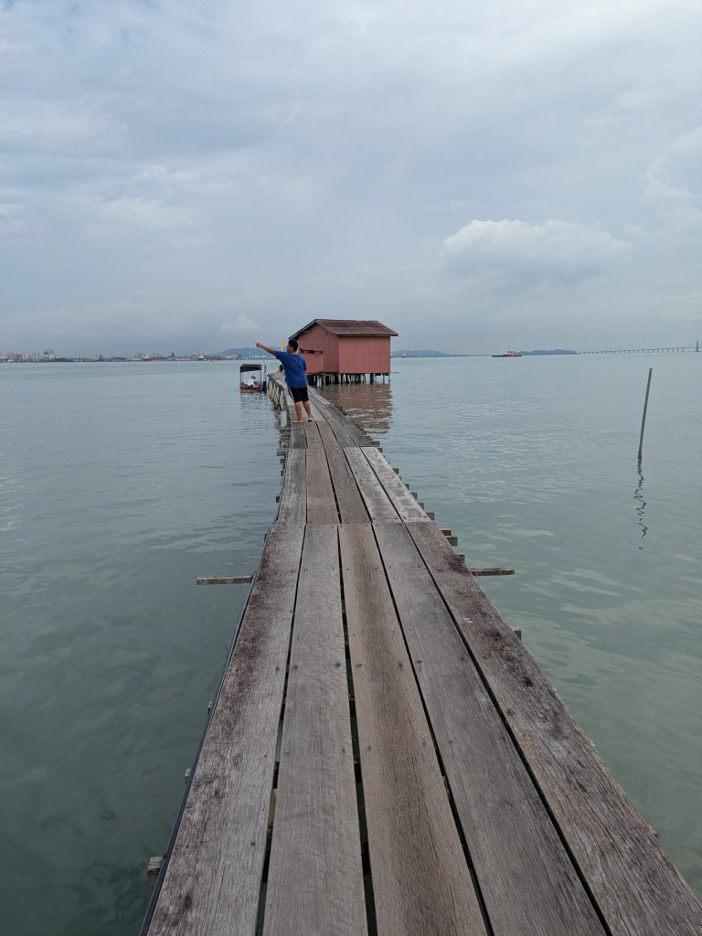 Digital Nomad Malaysia walking Tan Jetty in George Town